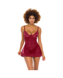 Load image into Gallery viewer, Unlined Lace Cup Babydoll W/ G-String