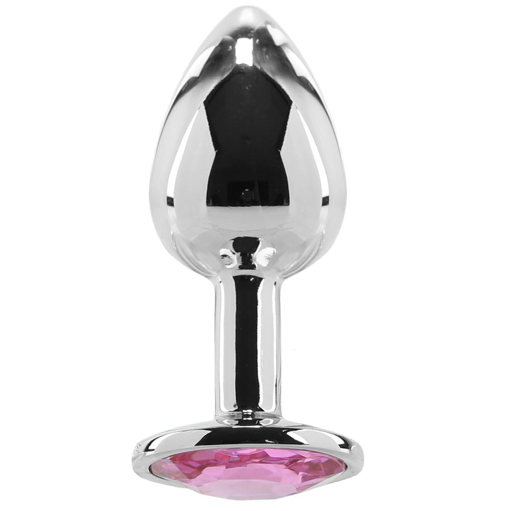 Pink Gem Anal Plug in Small