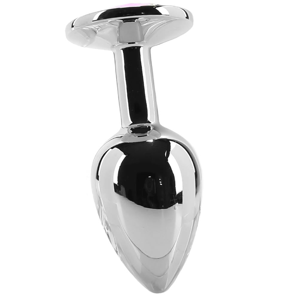 Pink Gem Anal Plug in Small