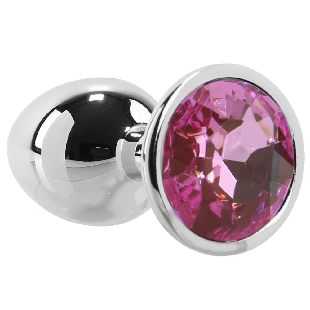 Pink Gem Anal Plug in Small