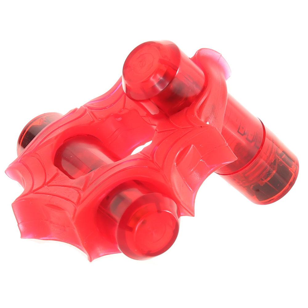 The Pleasure Web C-Ring and Bullet Set in Red