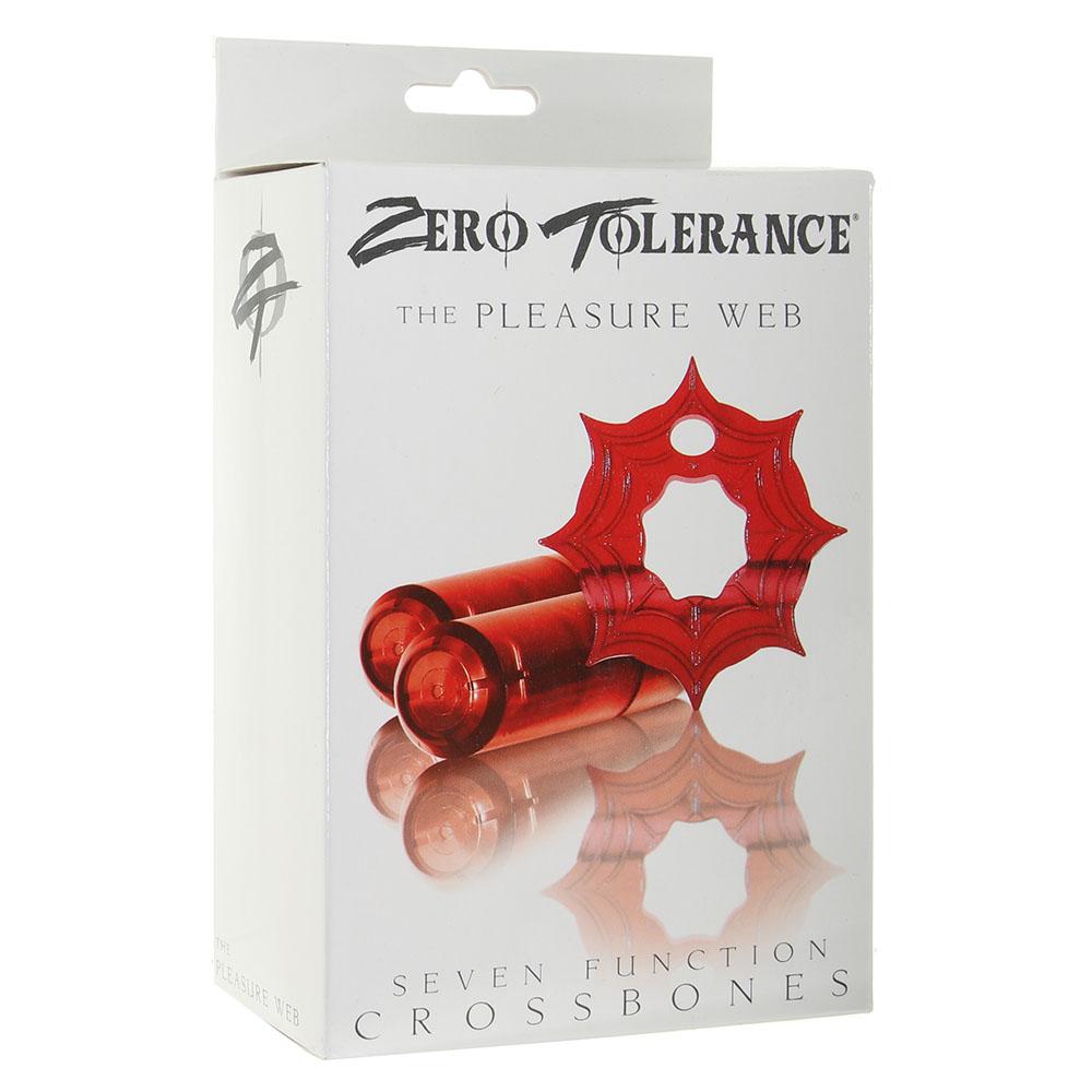 The Pleasure Web C-Ring and Bullet Set in Red