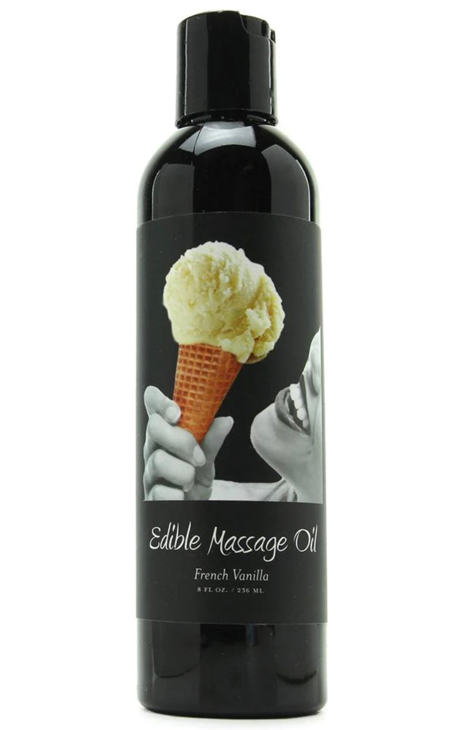 Edible Massage Oil 2oz in Vanilla