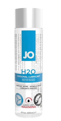 H2O Warming Personal Lube in 4oz/120ml