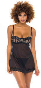 Caged Open Back Babydoll