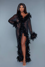 Load image into Gallery viewer, Glamour Robe Black

