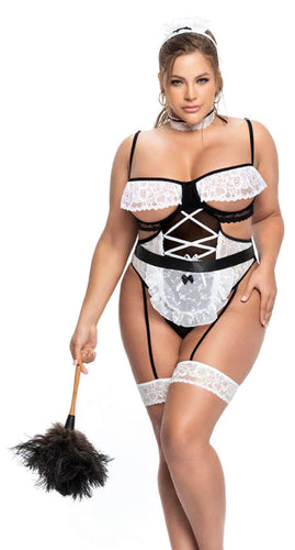 sexy french maid costume angel's seret