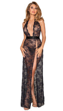 Load image into Gallery viewer, Lace Gown &amp; G-String Garnet
