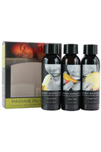 Load image into Gallery viewer, Edible Massage Oil Gift Set 3x2oz in Tropical
