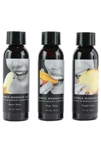 Load image into Gallery viewer, Edible Massage Oil Gift Set 3x2oz in Tropical
