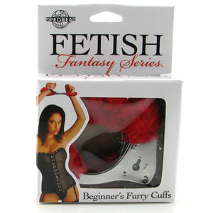 Fetish Fantasy Beginner's Furry Cuffs - Red