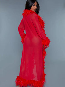 Glamour Robe Red