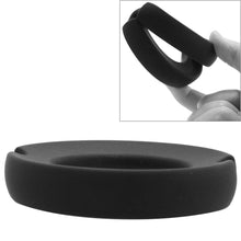 Load image into Gallery viewer, Kink Stretchable Silicone-Covered Metal Cock Ring in 50mm
