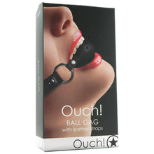 Load image into Gallery viewer, Ouch! Ball Gag in Black
