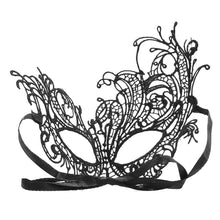Load image into Gallery viewer, Ouch! Royal Lace Mask in Black
