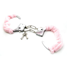 Load image into Gallery viewer, Pleasure Cuffs with Satin Mask in Pink
