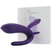 Load image into Gallery viewer, Satisfyer Partner Silicone Couples Vibe in Purple
