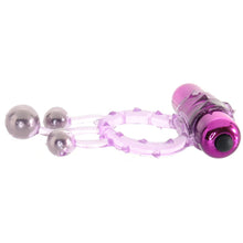 Load image into Gallery viewer, Triple Ball Bangin&#39; Vibrating Ring in Purple Evolved Novelties
